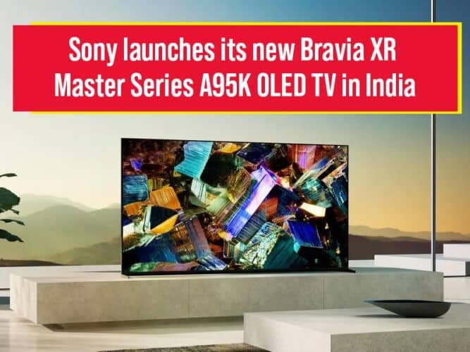 Bravia Xr Master Series A95k Oled Tv In India