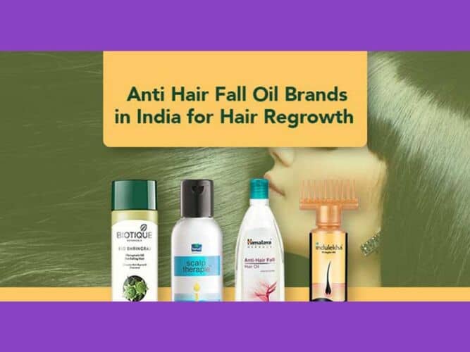 Anti Hair Fall Oil Brands in India