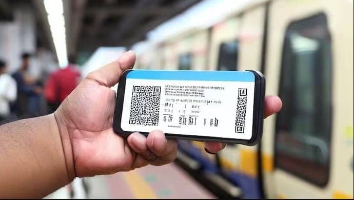 Travel in Delhi metro by QR code